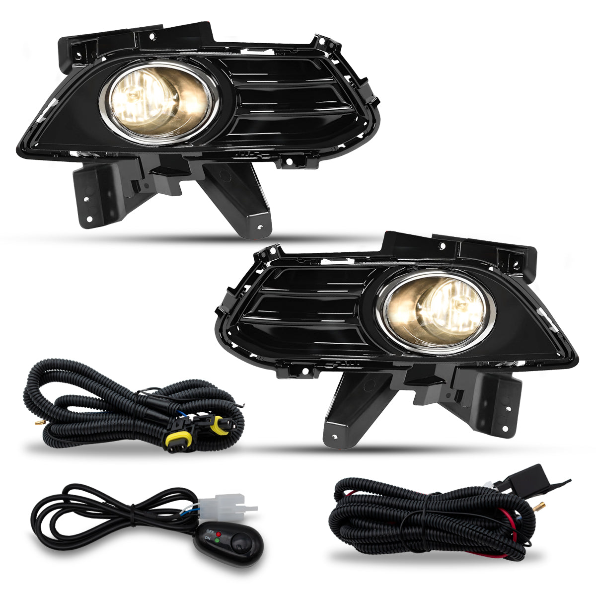 Kit faros de niebla fusion 13-16 c/arnes switch Universal y focos H11