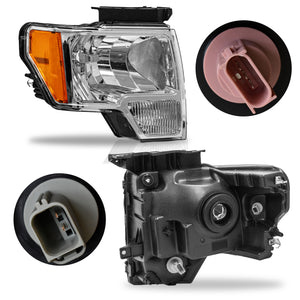Faro Lobo F150 09-14 cromo derecho