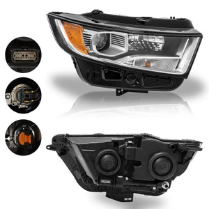 Faro Edge 15-18 halogeno cromo derecho