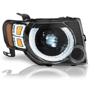 Faros Escape 08-12 c/lupa y luz de dia Performance