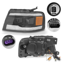 Load image into Gallery viewer, Faros Lobo F150 04-08 LED doble lupa Jgo.