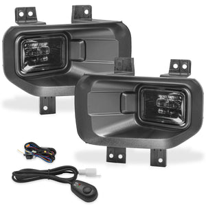 Kit Faros de niebla F150 y F250 15-17 c/arnes switch Universal y focos LED