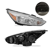 Load image into Gallery viewer, Faro Focus 15-17 c/luz de dia led cromo derecho