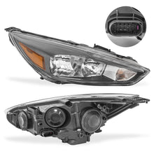 Load image into Gallery viewer, Faro Focus 15-17 c/luz de dia led negro derecho