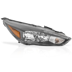 Faro Focus 15-17 c/luz de dia led negro derecho