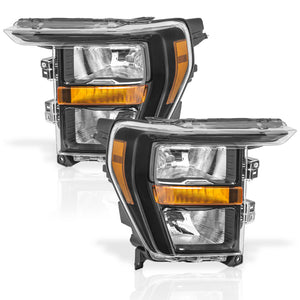 Faro F150 Lobo 21-23 c/focos negro izquierdo
