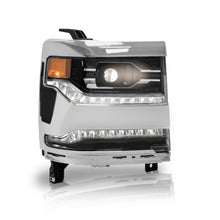 Load image into Gallery viewer, Faro Silverado cheyenne 16-18 Full led c/luz de dia, c/led cromo derecho