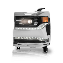 Load image into Gallery viewer, Faro Silverado cheyenne 16-18 Full led c/luz de dia,  cromo izquierdo