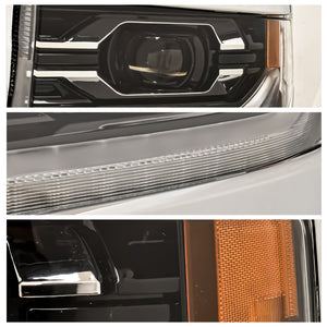 Faro Silverado cheyenne 16-18 Full led c/luz de dia,  cromo izquierdo