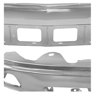 Defensa delantera Silverado Cheyenne 14-15 cromo s/sensor p/faro niebla