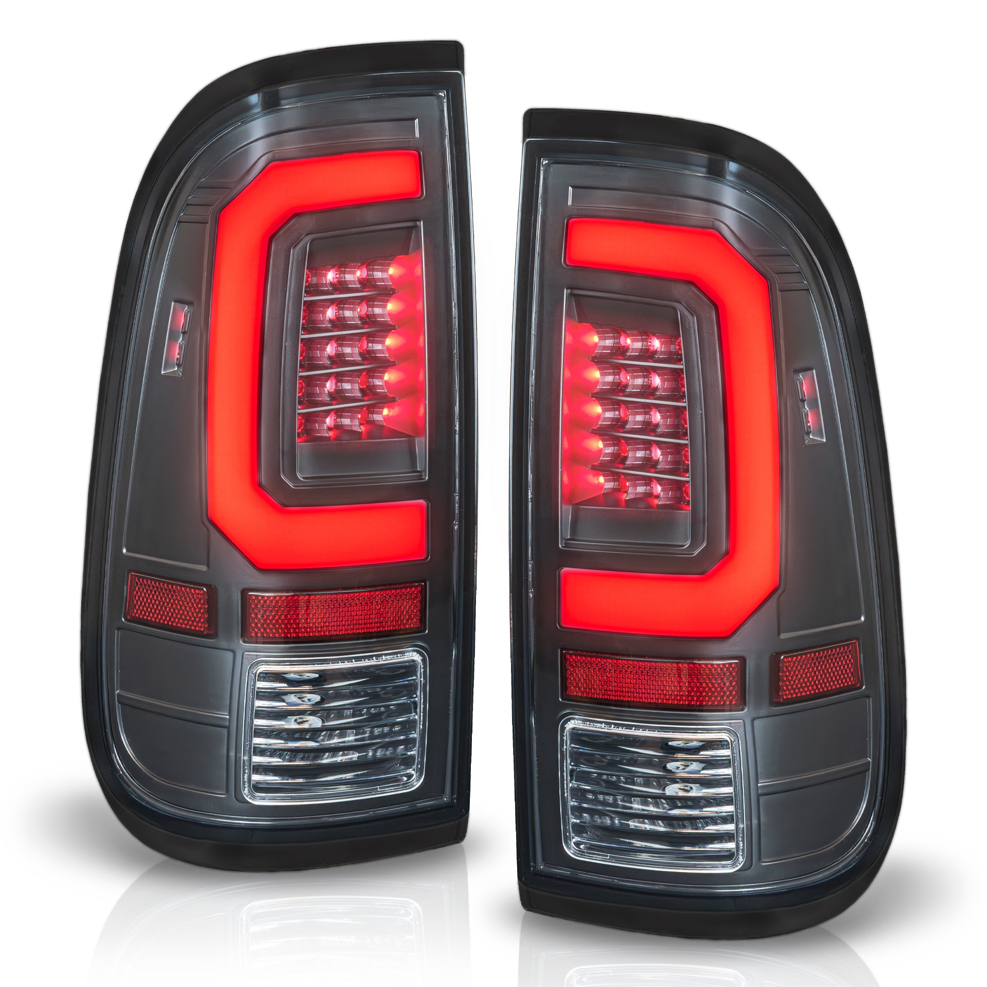 Calaveras F150 Lobo 97-08 LED negras performance