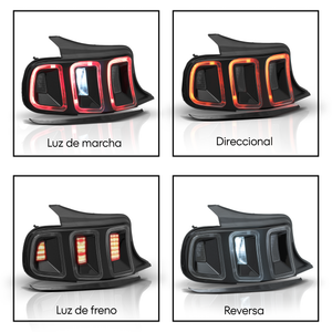 Calaveras Mustang 10-14 LED secuenciales Performance