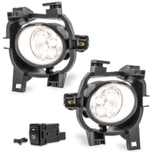 Cargar imagen en el visor de la galería, Kit Faros de niebla Np300 Frontier 17-20 con filo cromo, cables, interruptor oem y focos H11