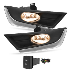 Kit faros de niebla CR-V 17-18 c/arnes, switch oem y focos H8