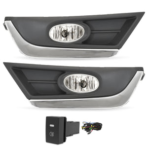 Kit faros de niebla CR-V 17-18 c/arnes, switch oem y focos H8