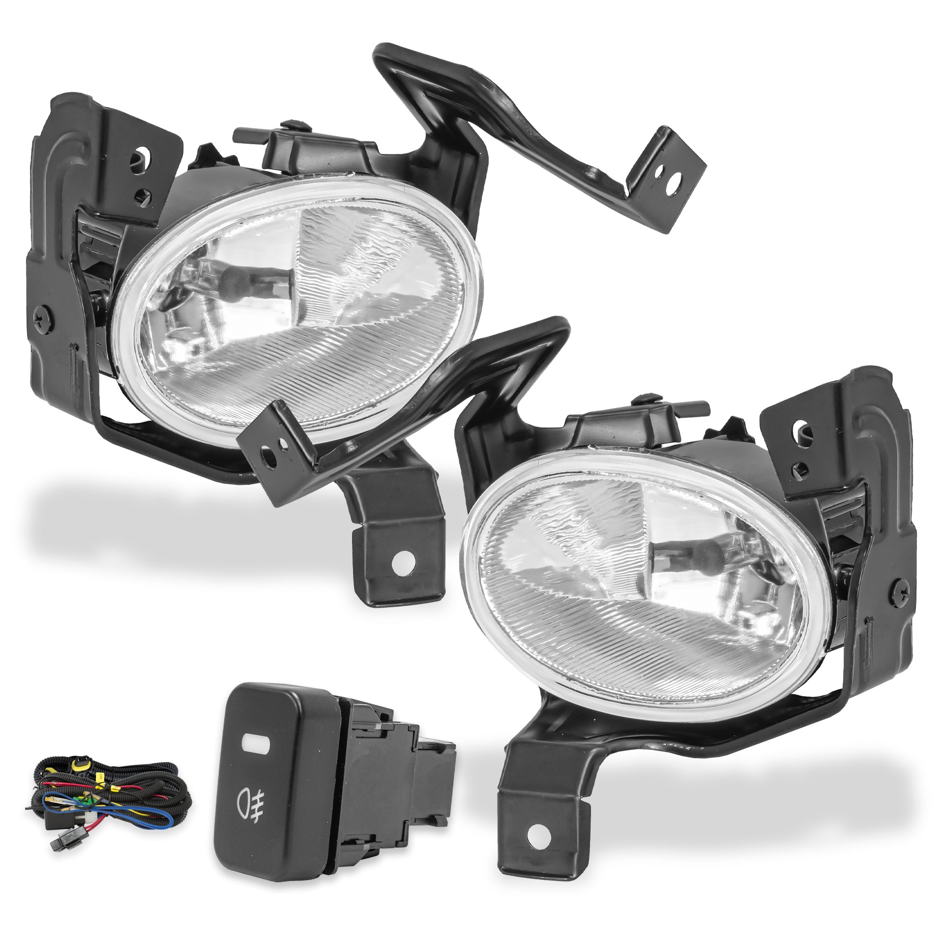 Kit faros de niebla CR-V 10-11 c/arnes switch oem y focos H11
