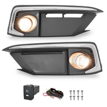 Cargar imagen en el visor de la galería, Kit faros de niebla Civic sedan 19-21 4ptsc/arnes switch oem y focos H11