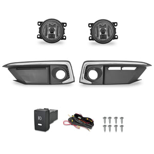 Kit faros de niebla Civic sedan 19-21 4ptsc/arnes switch oem y focos H11
