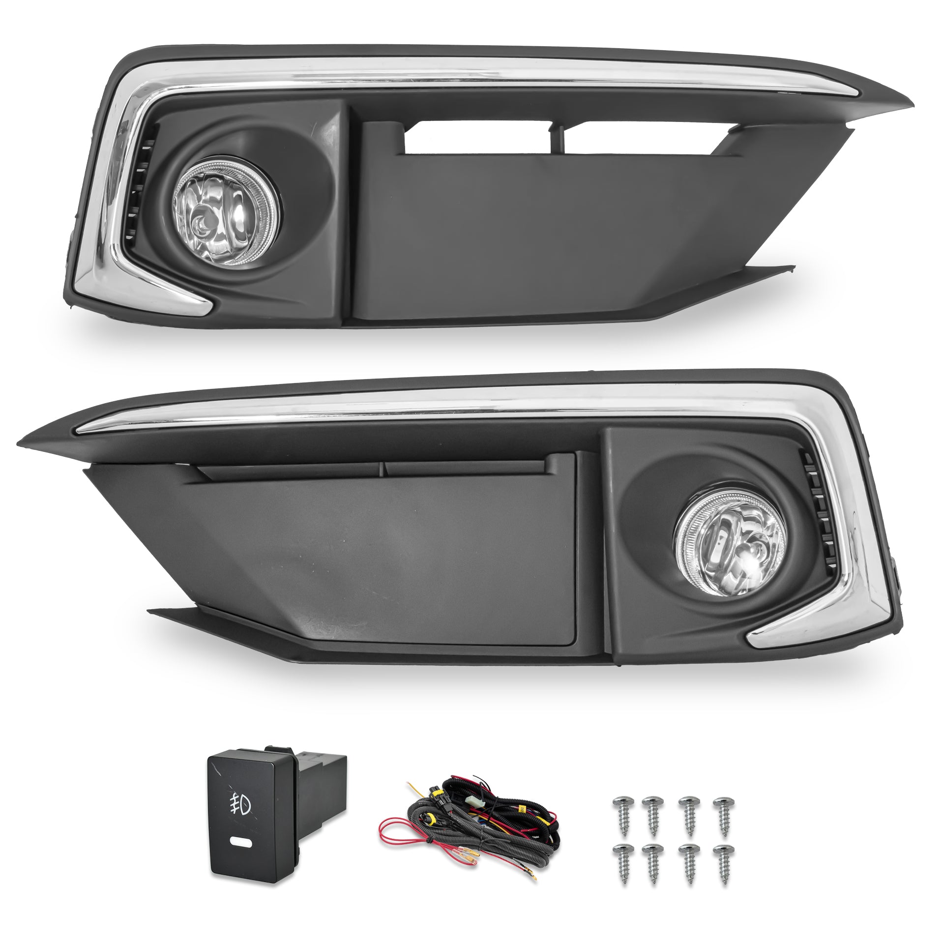 Kit faros de niebla Civic sedan 19-21 4ptsc/arnes switch oem y focos H11