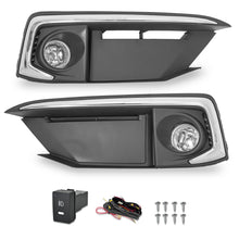 Cargar imagen en el visor de la galería, Kit faros de niebla Civic sedan 19-21 4ptsc/arnes switch oem y focos H11