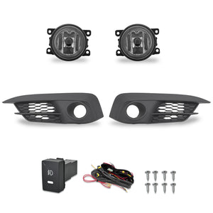 Kit faros de niebla Civic sedan 16-18 4pts c/arnes switch oem y focos H11