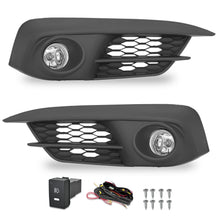 Cargar imagen en el visor de la galería, Kit faros de niebla Civic sedan 16-18 4pts c/arnes switch oem y focos H11