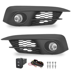 Kit faros de niebla Civic sedan 16-18 4pts c/arnes switch oem y focos H11