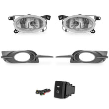 Cargar imagen en el visor de la galería, Kit faros de niebla Civic coupe 09-11 2ptsc/arnes switch oem y focos H11