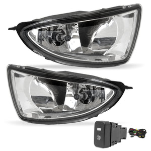 Kit faros de niebla Civic sedan 04-05 c/arnes, switch oem y focos H8