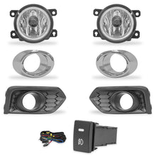 Cargar imagen en el visor de la galería, Kit faros de niebla City 18-20 filo cromo c/arnes switch oem y focos H11