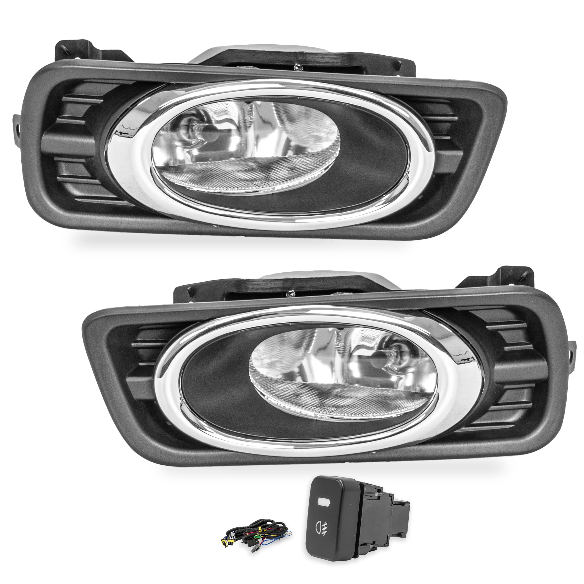 Kit faros de niebla City 10-13 KIT c/arnes y switch Tensión 12 Voltios Potencia 35 Watts