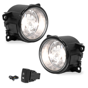 Kit faros de niebla Pilot 12-15 c/arnes, switch oem y focos