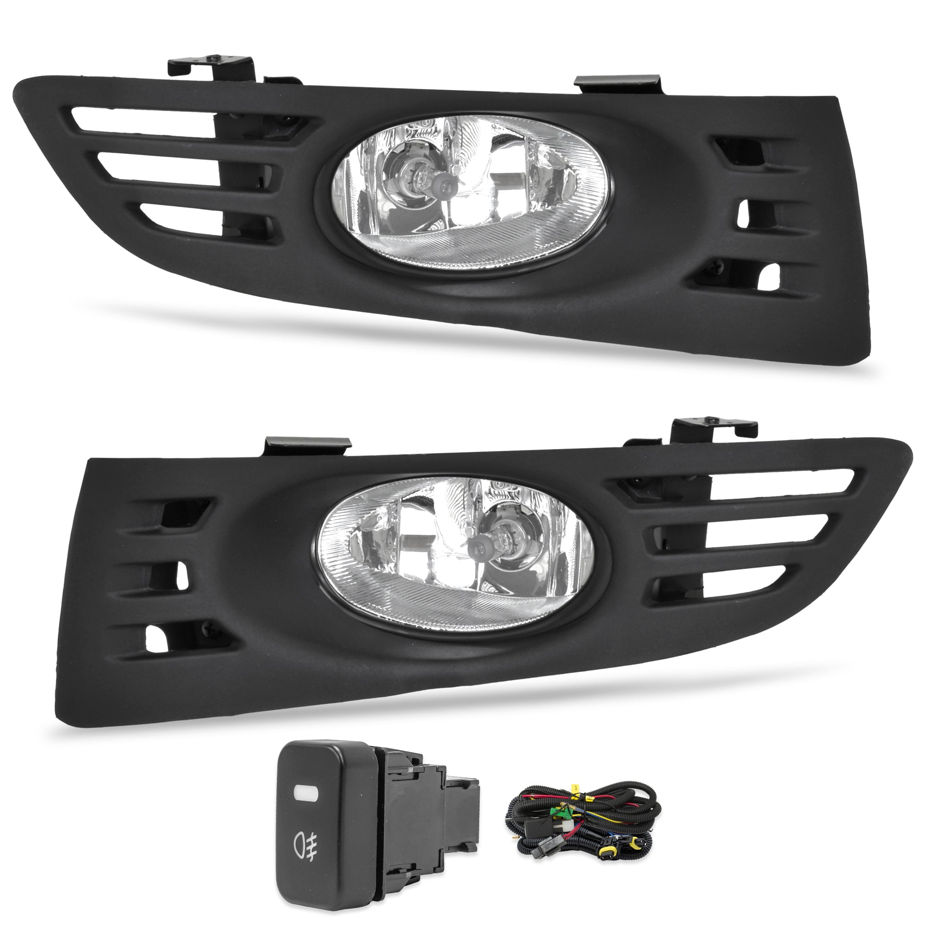 Kit faros de niebla Accord 2pts 03-05 KIT c/arnes y switch H11 c/foco H11