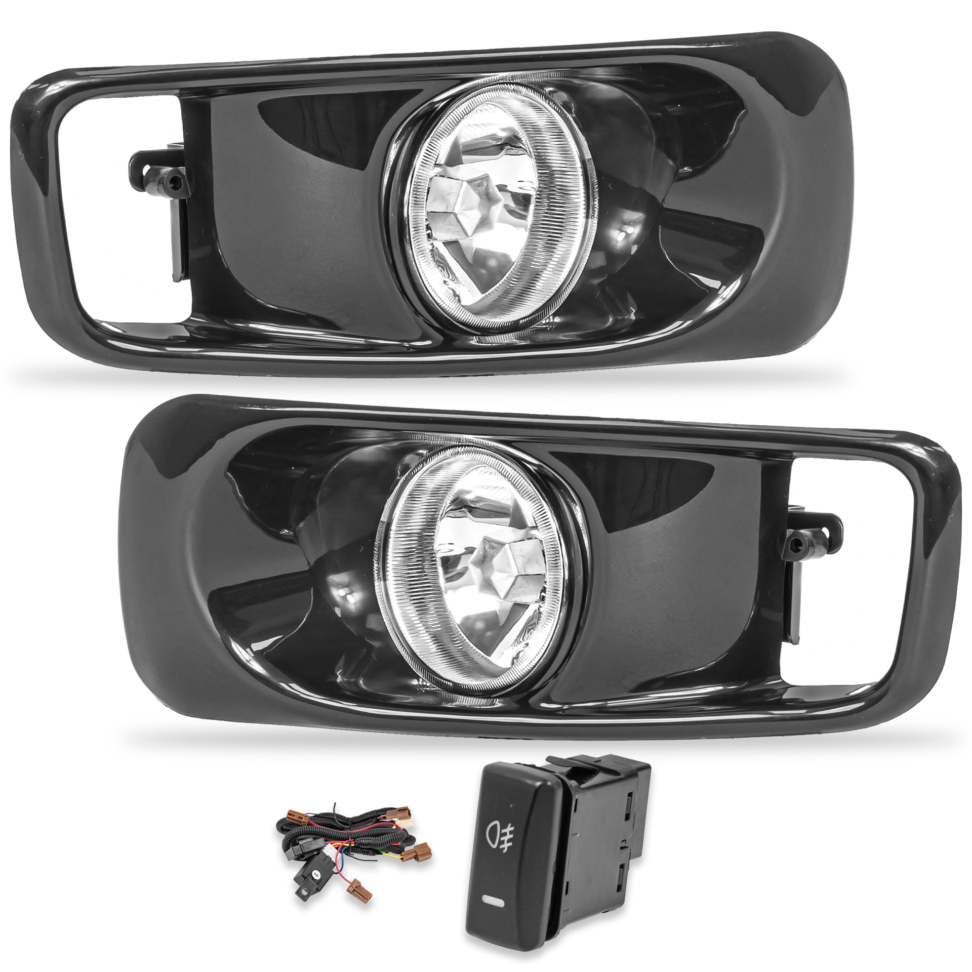 Kit faros de niebla Civic coupe 99-00 2pts KIT c/arnes y switch
