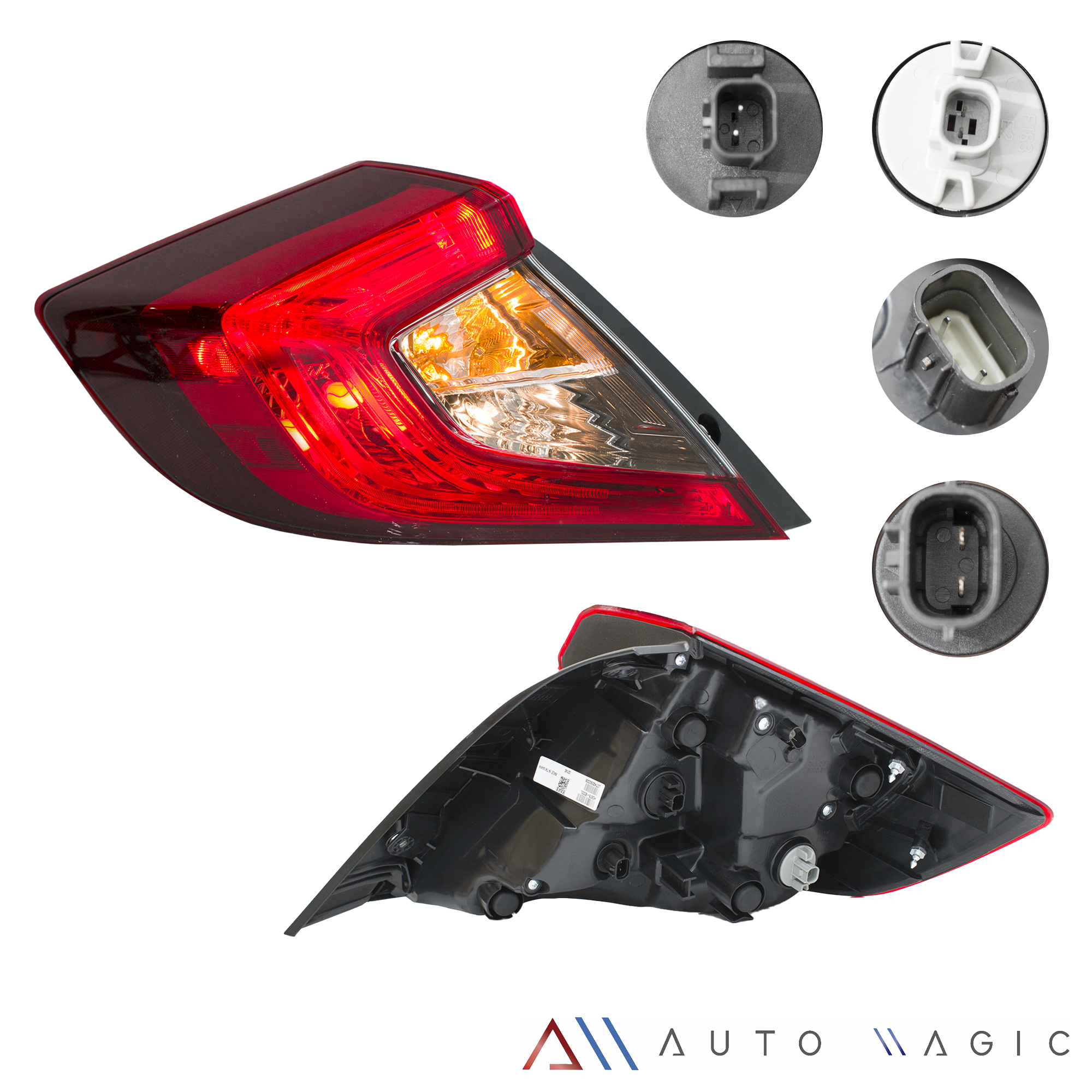 Calavera Civic sedan 16-20 4pts. c/focos exterior izquierda
