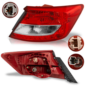 Calavera Civic coupe 12-13 2pts. c/focos derecha