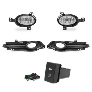 Kit faros de niebla HR-V 15-18 Epic, Uniq Prime, Touring c/arnes, switch oem y focos H8