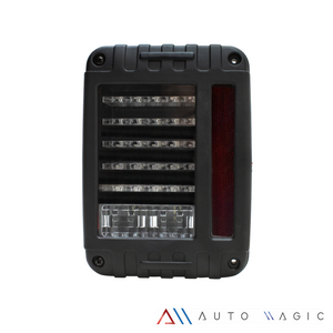Calaveras Jeep Wrangler 07-18 LED negras de alto rendimiento