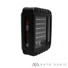 Cargar imagen en el visor de la galería, Calaveras Jeep Wrangler 07-18 LED negras de alto rendimiento