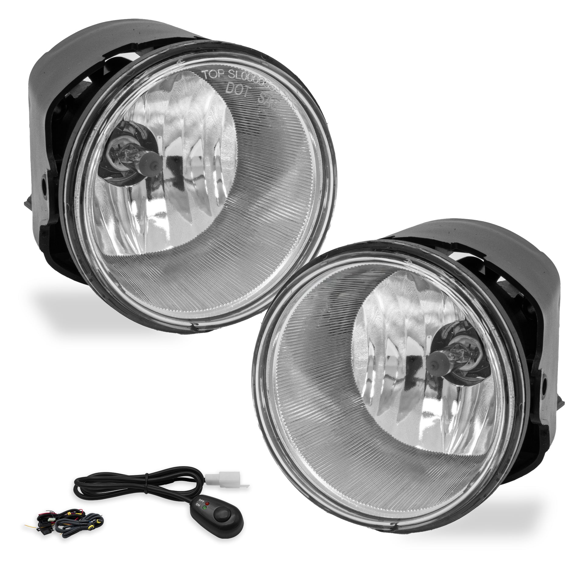 Kit faros de niebla Cherokee 05-08 c/arnes switch Universal y focos H10