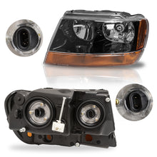 Load image into Gallery viewer, Faro Grand Cherokee 99-04 fondo negro izquierdo