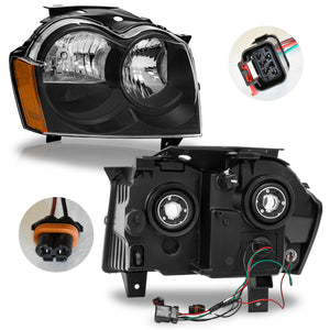 Faros Cherokee 05-07 negros performance