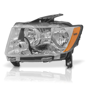 Faro Jeep compass 11-17 cromo izquierdo