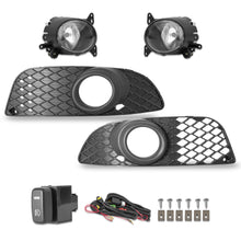 Cargar imagen en el visor de la galería, Kit faros de niebla Lancer 08-12 c/arnes switch oem y focos H11