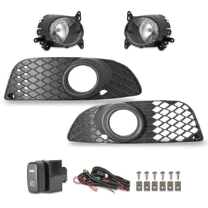 Kit faros de niebla Lancer 08-12 c/arnes switch oem y focos H11