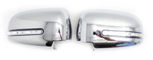 Cargar imagen en el visor de la galería, Carcasa de espejos L200 13-15 cromo con direccional