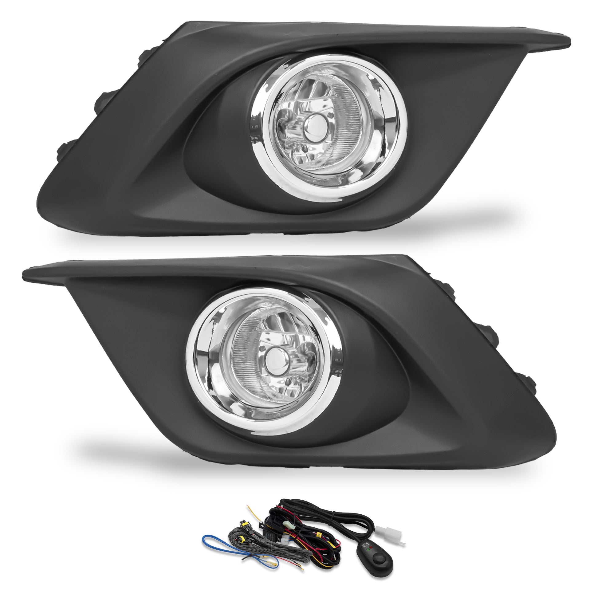 Kit faros de niebla Mazda 3 14-16 c/arnes switch Universal y focos H11