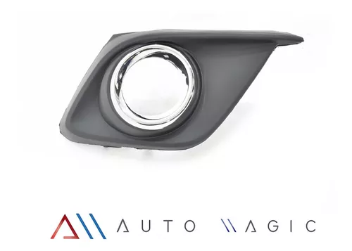 Rejilla Mazda 3 14-16 c/moldura cromada p/faro niebla derecha