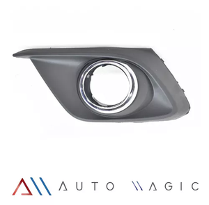 Rejilla Mazda 3 14-16 c/moldura cromada p/faro niebla izquierda