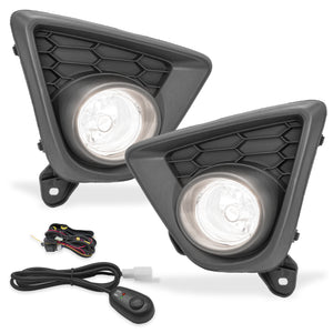 Kit faros de niebla Mazda CX5 13-15 c/arnes switch Universal y focos H11